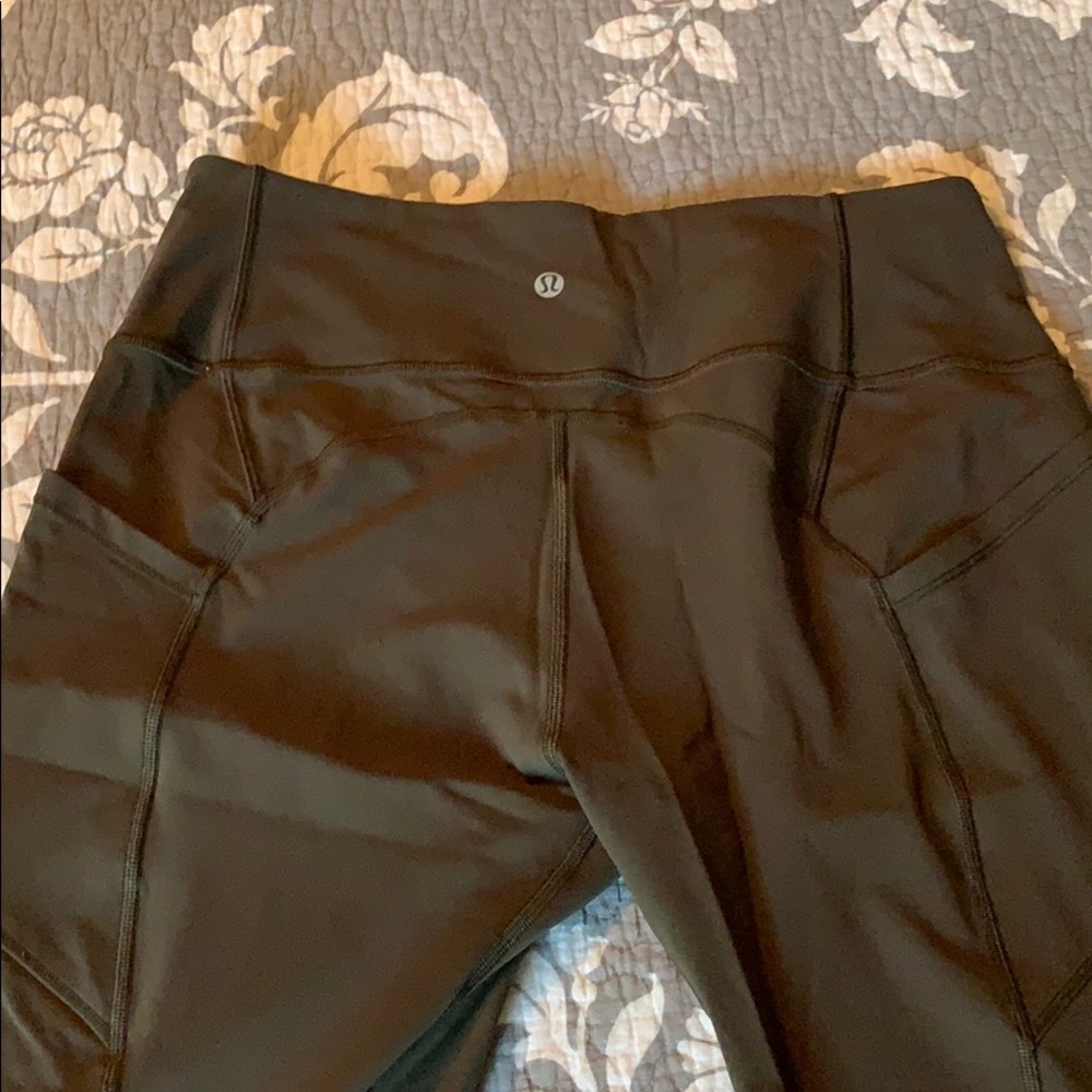 Lululemon olive green leggings